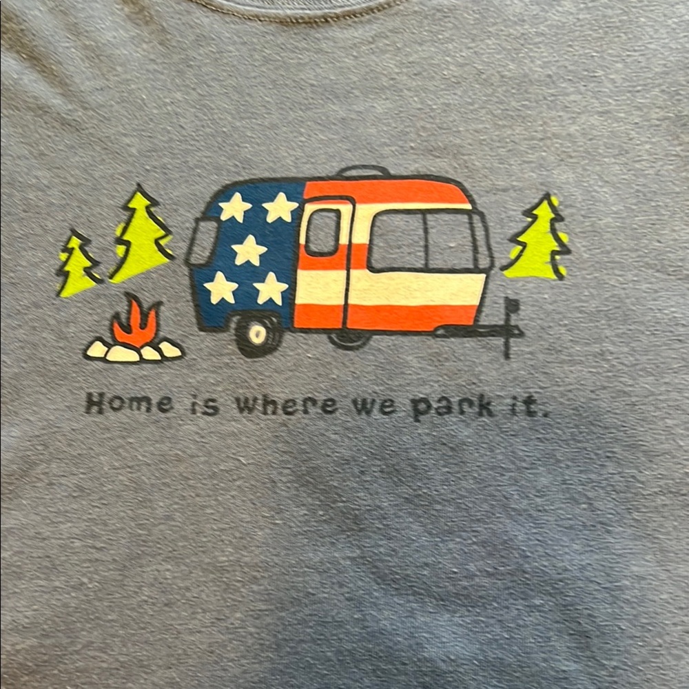 Life Is Good Vintage Gray Tee